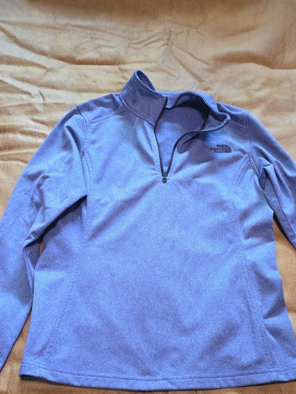 The North Face Heather Lavender 1/4 Zip Pullover